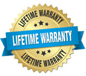 lifetime 100% warranty